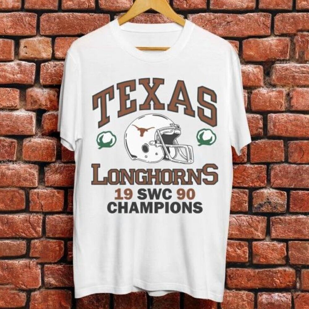Texas Longhorns 1990 SWC Champions Retro T Shirt